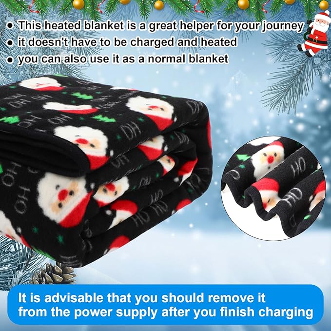 Riakrum 12V Car Heated Blanket for Cold - Image 5