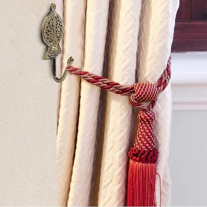 FAPBADRI Multipurpose Hooks, Used to Hang Clothes, Curtain Hold Backs, Colour - Image 2