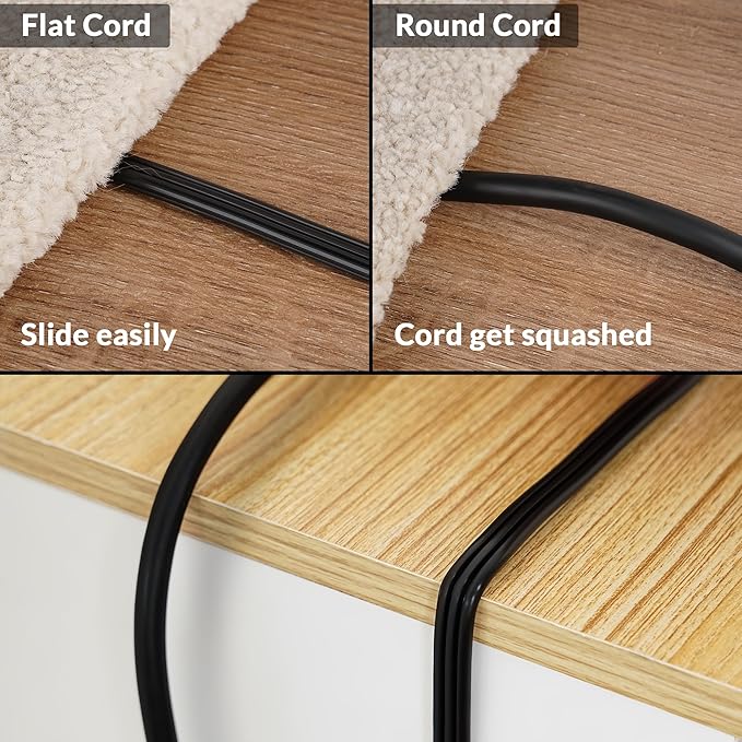 Elecan Flat Plug Extension Cord 20 Ft - Image 4