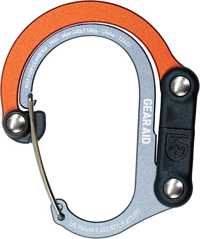GEAR AID HEROCLIP Carabiner Gear Clip and Hook, - Image 2