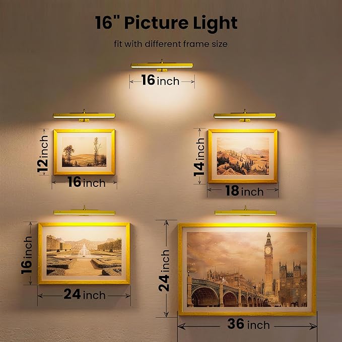 Picture Light 3Pack- 16in Picture Lights - Image 6