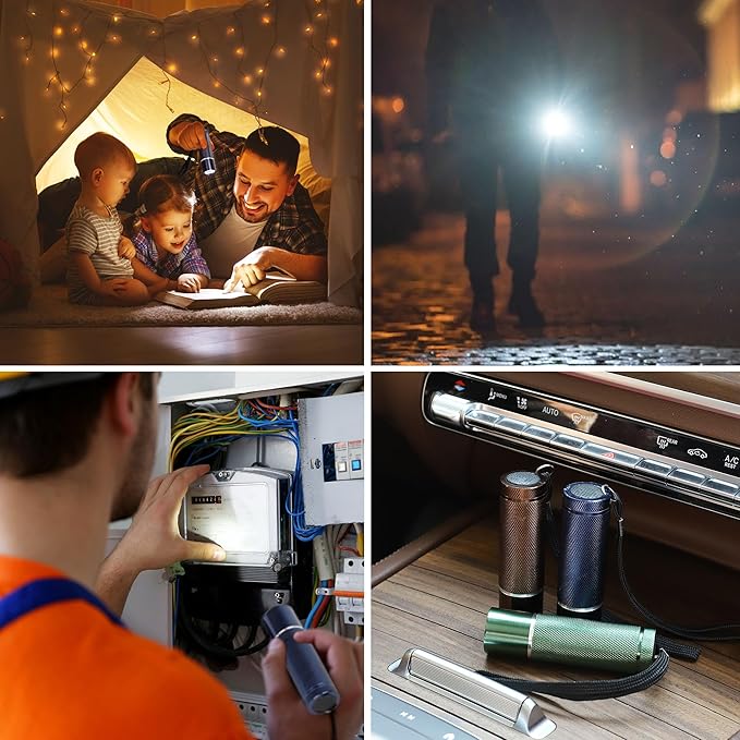 FASTPRO 12-Pack Flashlights Set, Aluminum LED Flashlights - Image 8