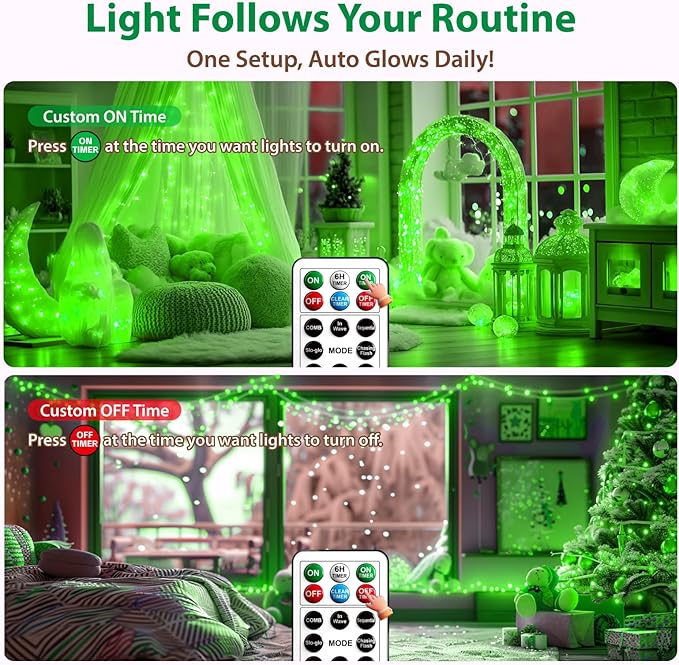 HXWEIYE Rechargeable Fairy Lights - Image 5