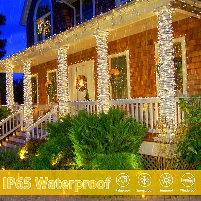 6 Pack Solar String Lights for Outside, 285 FT Total 720 LED Solar Chrismas - Image 3