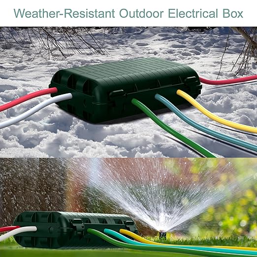 Outdoor Waterproof Electrical Box, Large Extension Cord Cover Plug Protector - Image 4