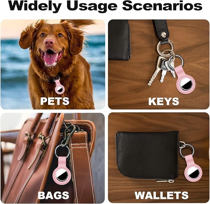 Linsaner Compatible with AirTag Case Keychain - Image 5