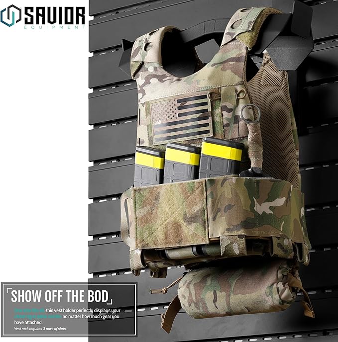Savior Equipment Wall Rack System H.A.B Attachment Tactical Gear Wall Mount - Image 4