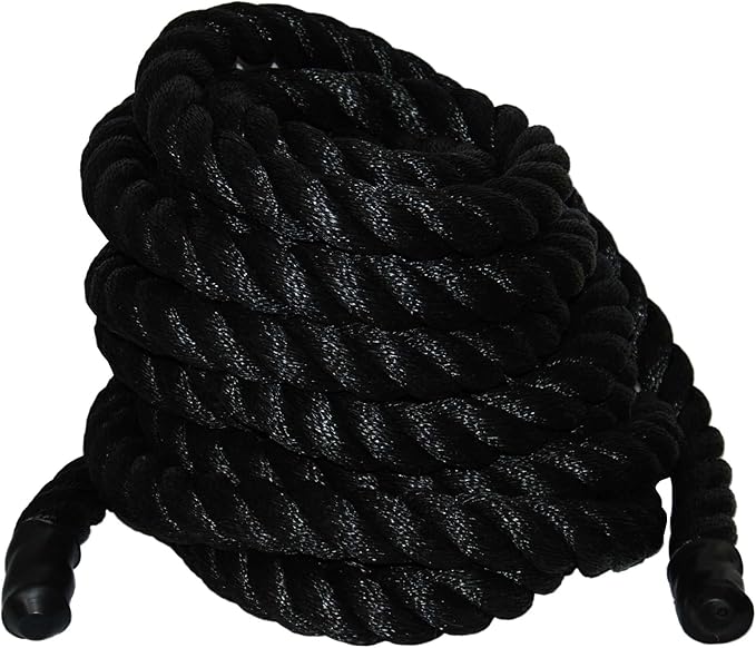 T.W Evans Cordage 106430 1-1/2 Inch x 30-Feet Black Poly Training Rope - Image 2