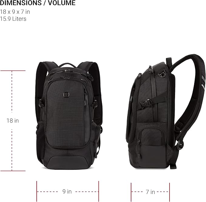 SwissGear 3598 Backpack Narrow Daypack - Image 8