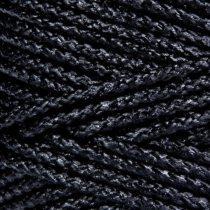 HONGDA Braided Tarred Bank Line Twine, 236 Feet #36, 2.2mm - Image 2