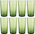 24-ounce Plastic Tumblers, Acrylic Drinking Glasses High-Balls, Reusable by ZAINCA