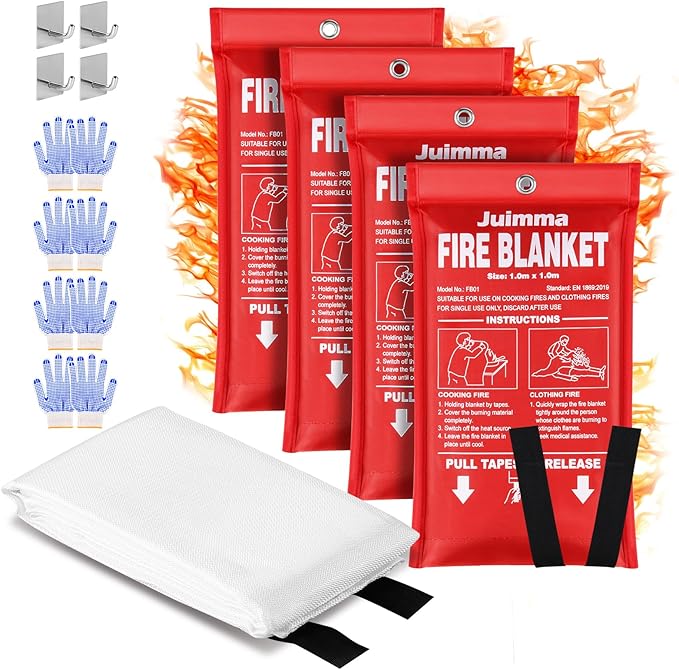 Juimma Fire Blanket for Home and Kitchen by Juimma