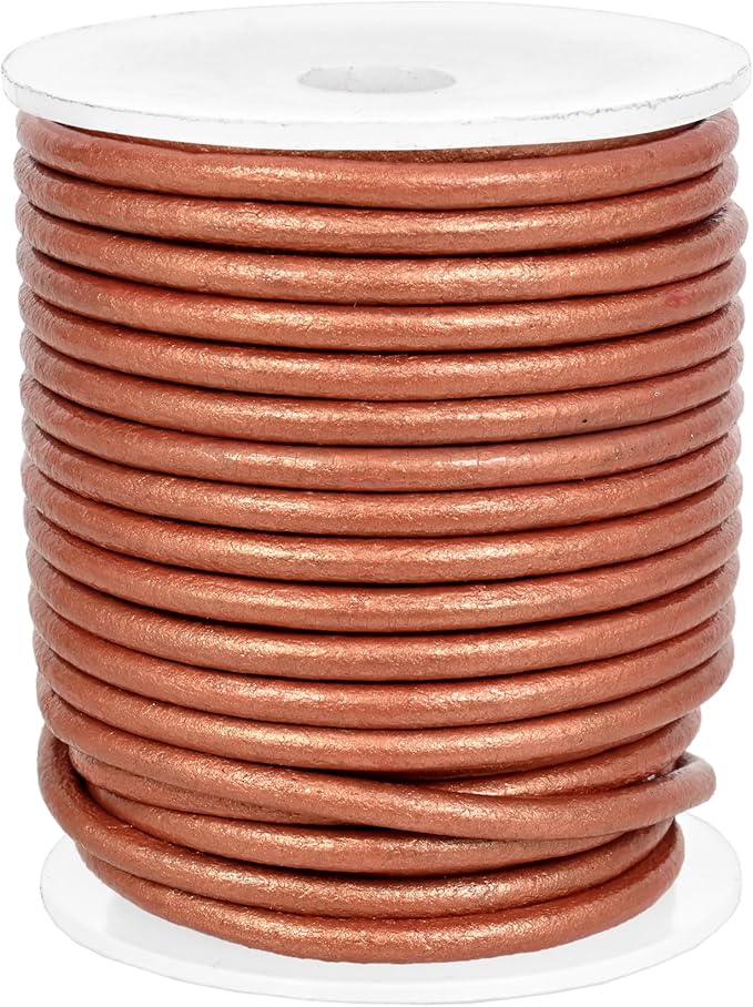 GENIQUE Real/Genuine Round Leather String Cord - Image 2
