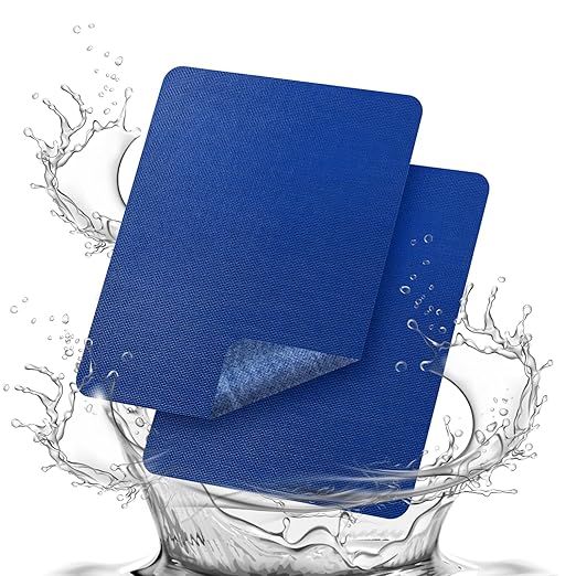 Waterproof Fabric Repair Patch, 9×11Inch 2 Pcs Self-Adhesive Fabric Repair Kit by ForABetterHomeLife