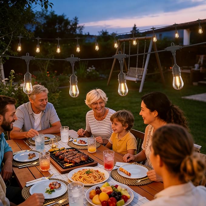 SUFEIMAS LED-Outdoor-String-Lights-Patio-Light-Outside 100FT Waterproof String - Image 7