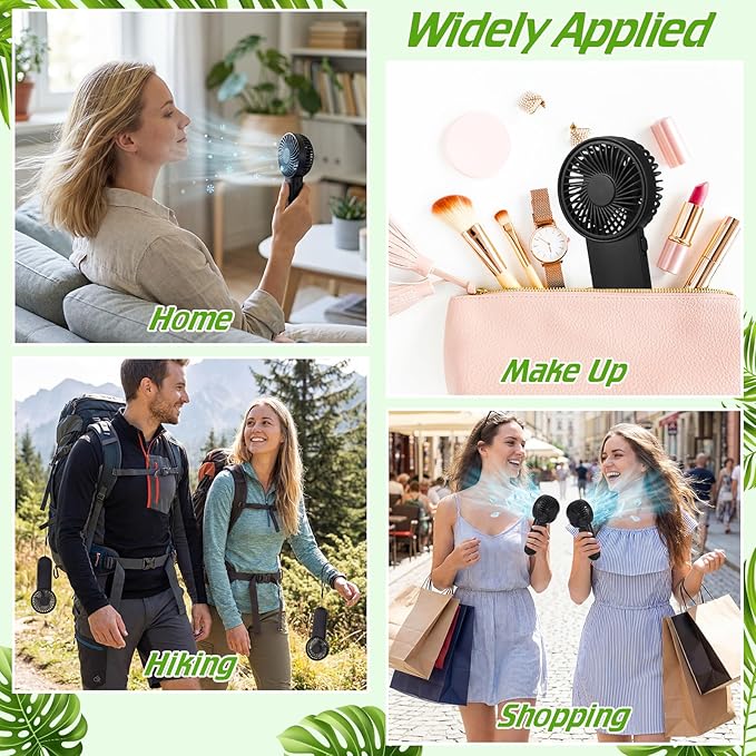 Sumind 12 Pcs Small Personal Portable Fan Mini Handheld Bulk 1 Speed Electric - Image 5