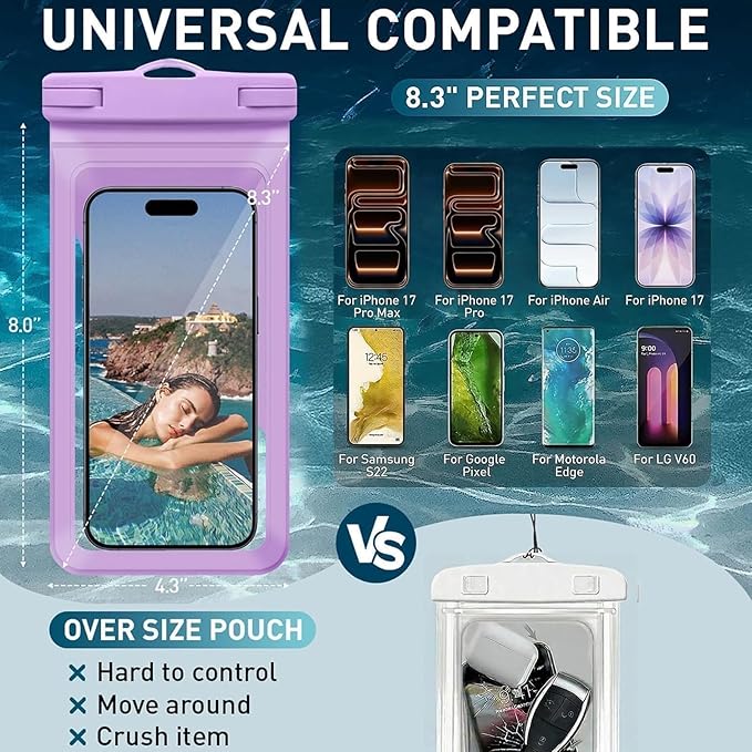 Universal Waterproof Phone Case, - Image 2