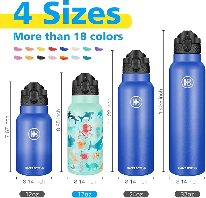 Han's Bottle Kids Water Bottle - Image 2