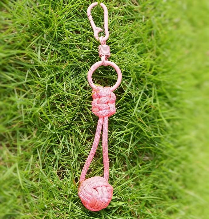 Paracord Rope, Reflective III Parachute Cord 7 Strand Core 550lb, 50ft Pink - Image 6