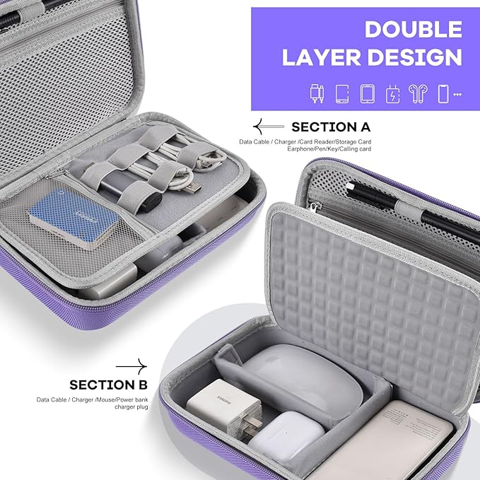 Hard Travel Electronic Organizer Case - Image 7