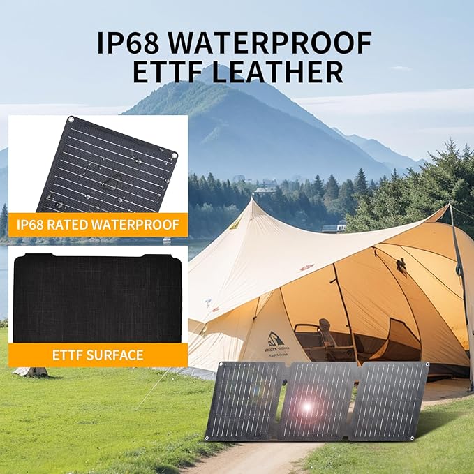 30W Portable Solar Panel, Foldable Solar Panels Charger - Image 7