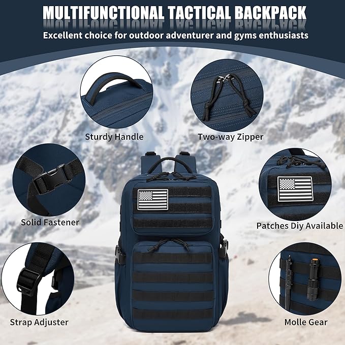 Wotony Military Tactical Backpack - Image 4