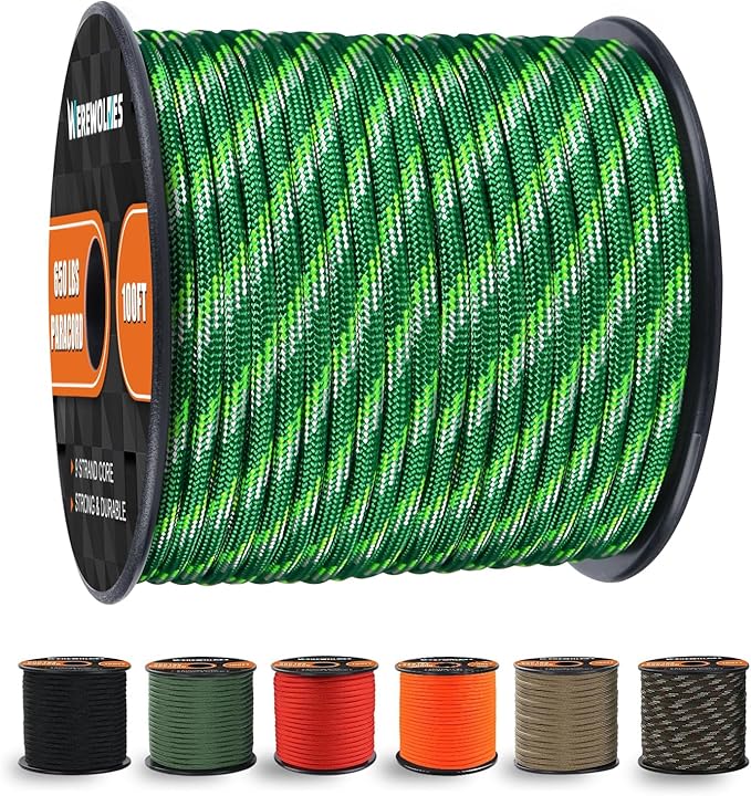 WEREWOLVES 650lb Paracord/Parachute Cord by WEREWOLVES