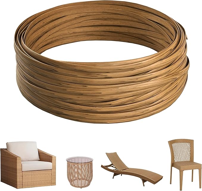 520 Ft Wicker Repair Kit, Plastic Wicker Replacement Material, Faux Rattan by Laphivieh