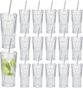 16 Set 20oz Vintage Plastic Tumbler by Unknown