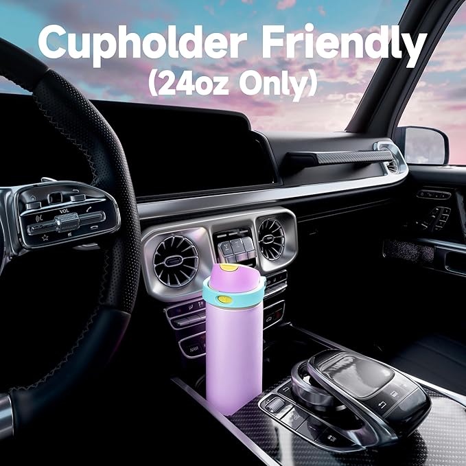 24 oz Insulated Water Bottle - Image 7