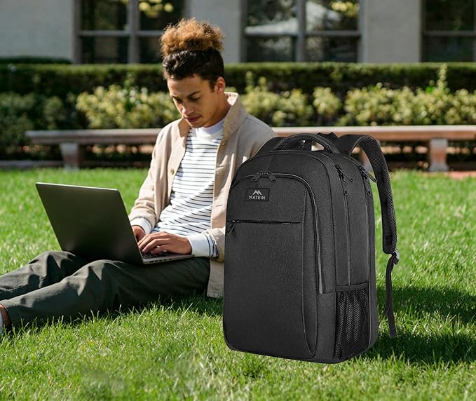MATEIN Extra Large Travel Backpack, TSA Friendly 18.4 Inch Laptop Backpack - Image 7