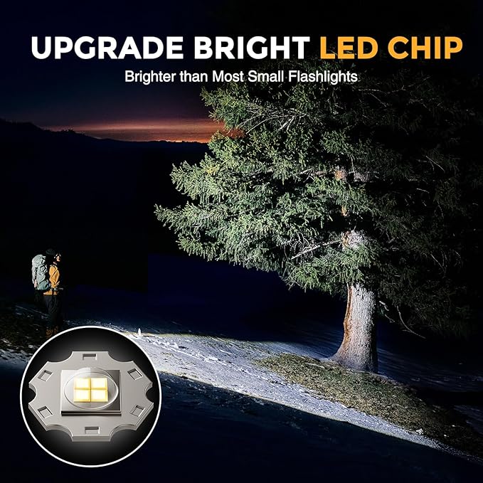 BUCASA 3 Pack Rechargeable Flashlights High Lumens, Brighter Small Flashlight - Image 3