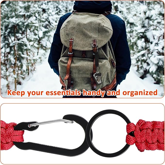 Mabor 2 Pcs Key Chain Hanger Heavy Duty Clips Keychain - Image 5