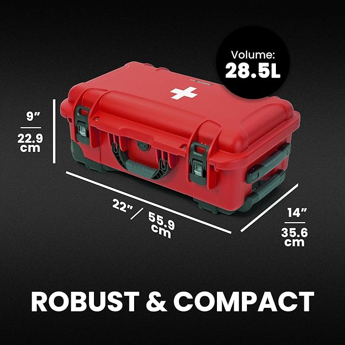 NANUK 935 Wheeled Waterproof First Aid Box Empty – Durable, Medical First Aid - Image 5