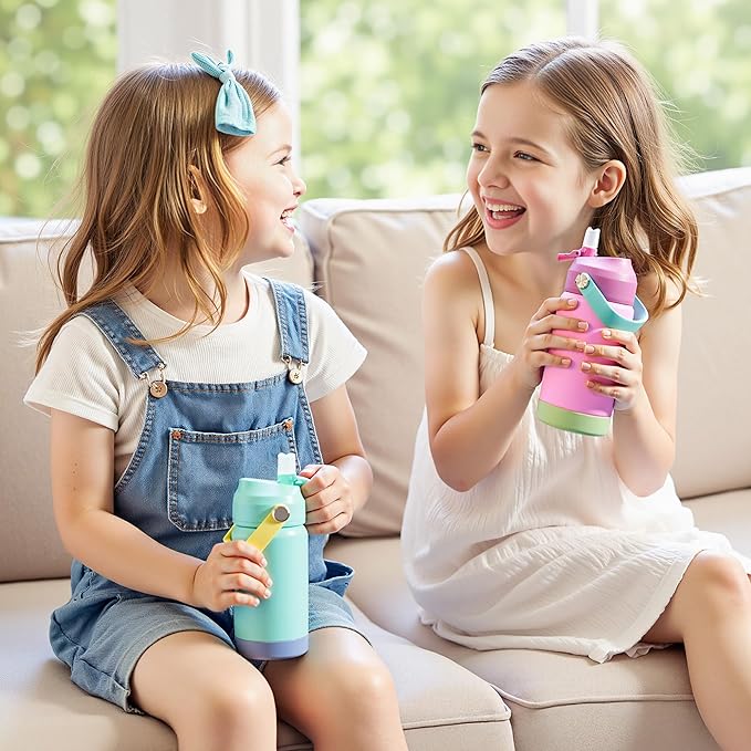 Kerilyn 12oz Kids Water Bottle, Stainless Steel Insulated Water Bottle - Image 6