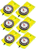 Gejoy 6 Pieces Orienteering Compass Bulk Scout Compass by Unknown