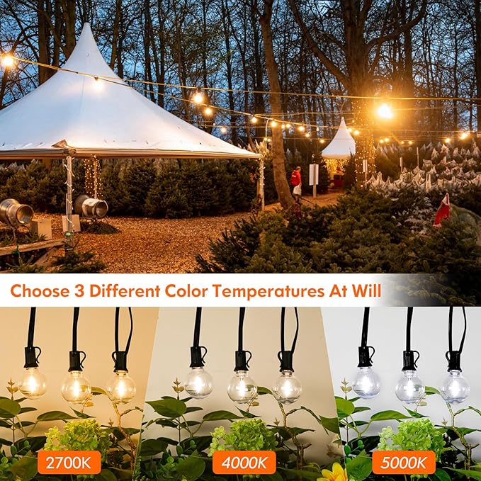 150FT LED Outdoor String Lights - Image 2