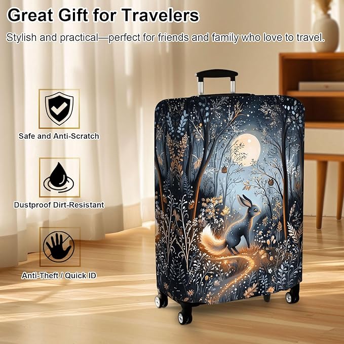 Luggage Cover Protector for 19-20 Inch Suitcases, TSA Approved Elastic Travel - Image 7