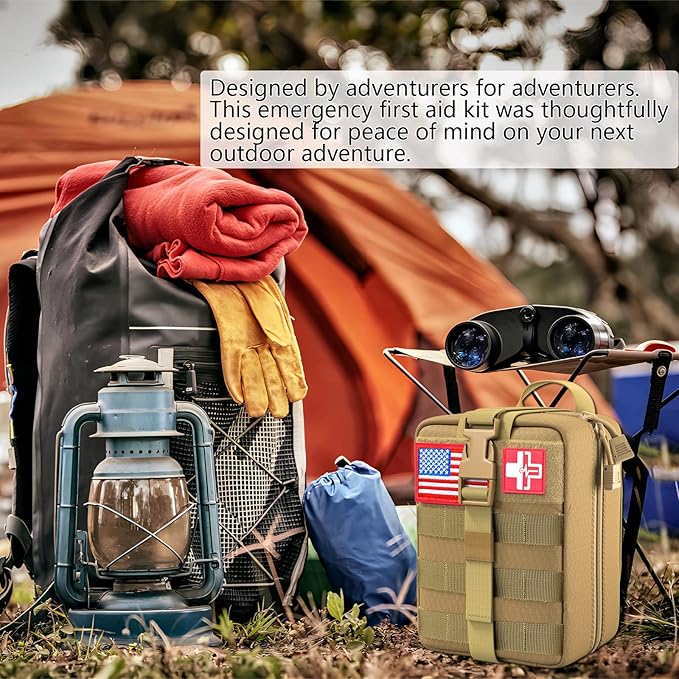 Survival First Aid Kit Outdoor Molle System - Image 6