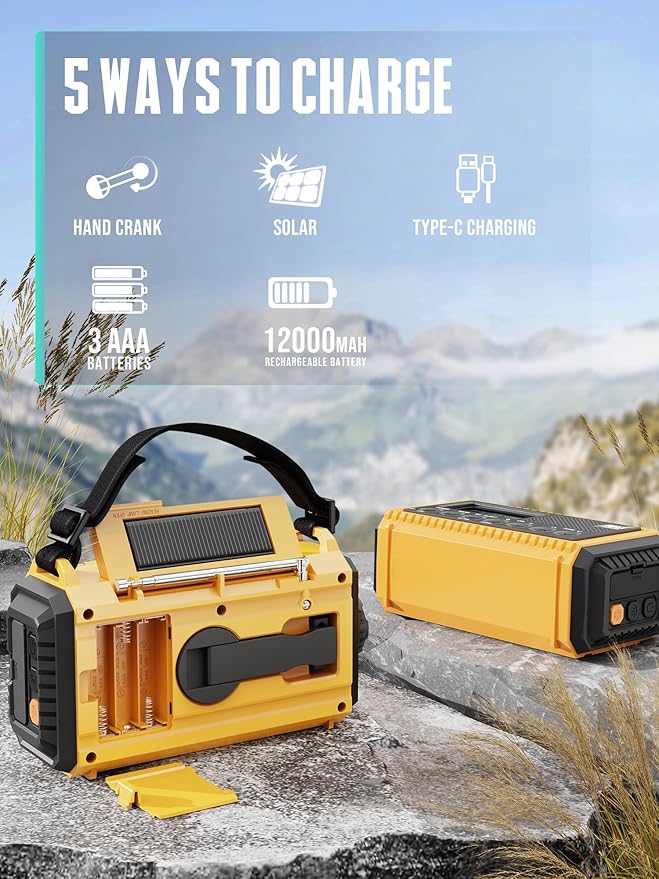 Emergency Radio 12000mAh - Image 6