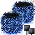2 Pack 480 LED Solar Chrismas Lights Outdoor, 170 FT Super Long Solar String by Albelt
