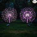 2 Pack 250LED Solar Garden Lights Outdoor, Dual Lighting Modes Firework Lights by Lanthium