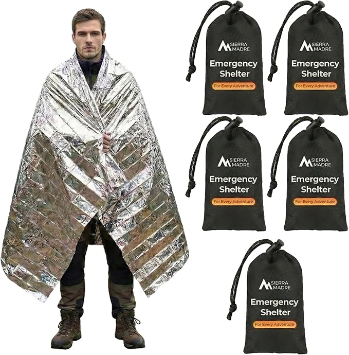 Sierra Madre Emergency Mylar Thermal Space Blanket by SierraMadre