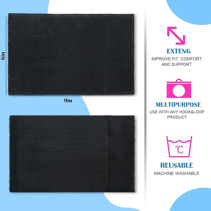 Geiserailie 4 Pcs Extender Strap Reusable Ice Belt Extender Strap Multipurpose - Image 2
