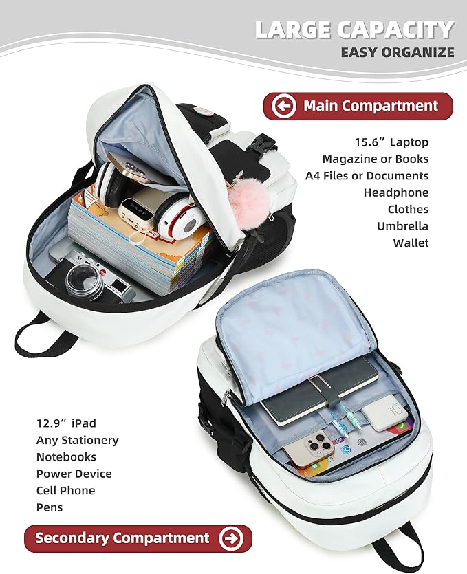 Hidds Laptop Backpacks 15.6 Inch School Bag Elementary Middle High College - Image 3