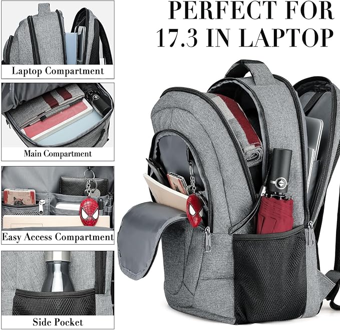 BIKROD Travel Laptop Backpack, Backpacks - Image 2