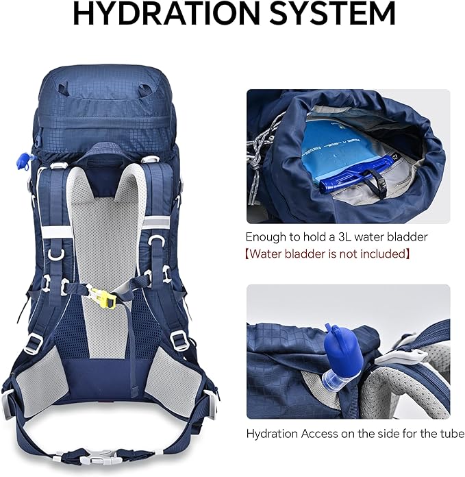 N NEVO RHINO 40L Internal Frame Hiking Backpack - Image 5