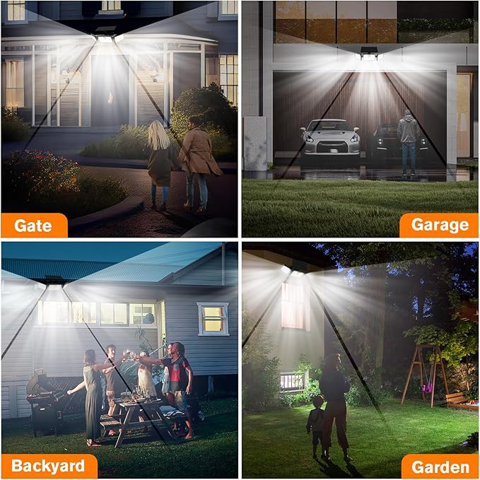 Solar Lights Outdoor, Quick Charge Solar Motion Deck Lights Outdoor - Image 7
