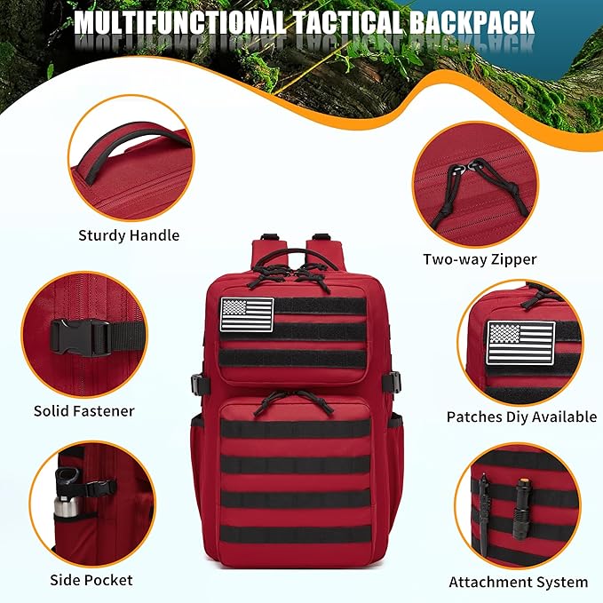 Wotony Military Tactical Backpack - Image 4