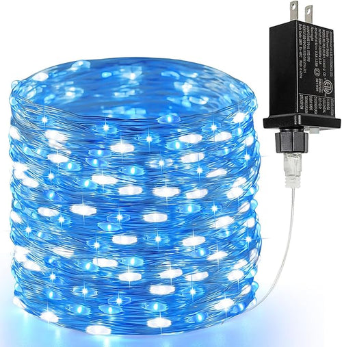 66Ft 200 LED Fairy Lights Plug in, Waterproof String Lights Outdoor & Indoor 8 by BHCLIGHT
